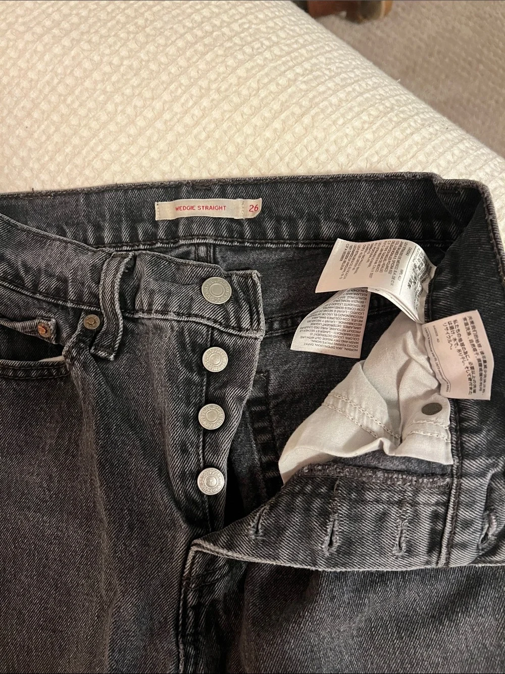 Levi’s Straight Black Jeans